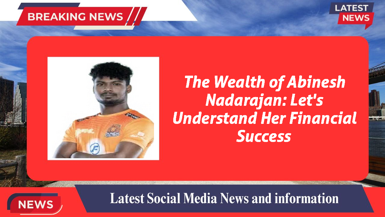 The Wealth of Abinesh Nadarajan: Let's Understand Her Financial Success