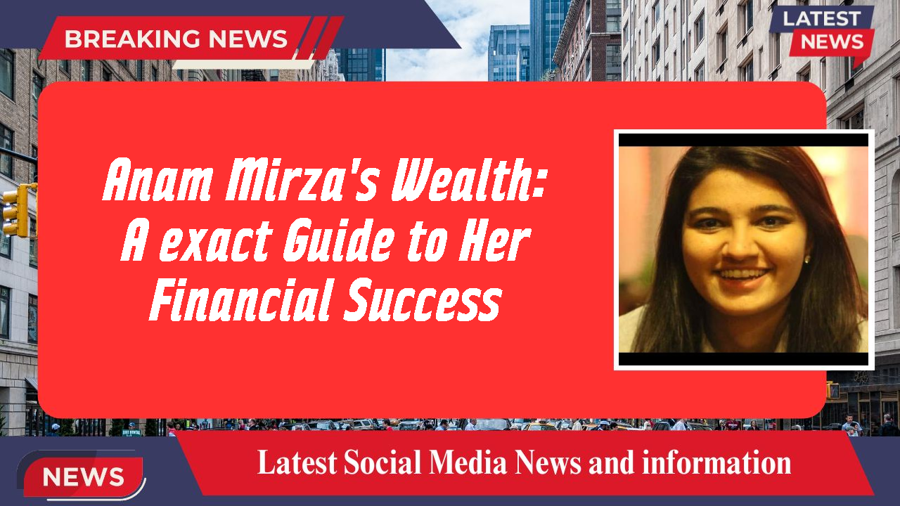 Anam Mirza's Wealth: A exact Guide to Her Financial Success