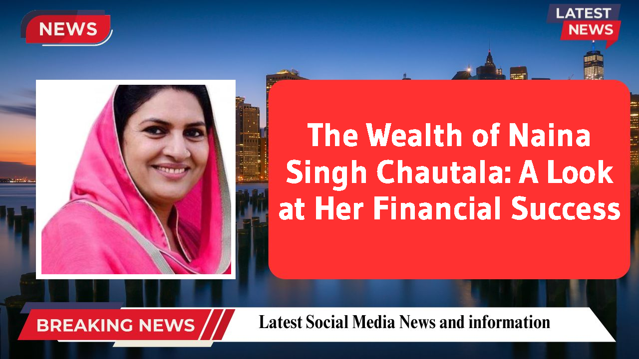 The Wealth of Naina Singh Chautala: A Look at Her Financial Success