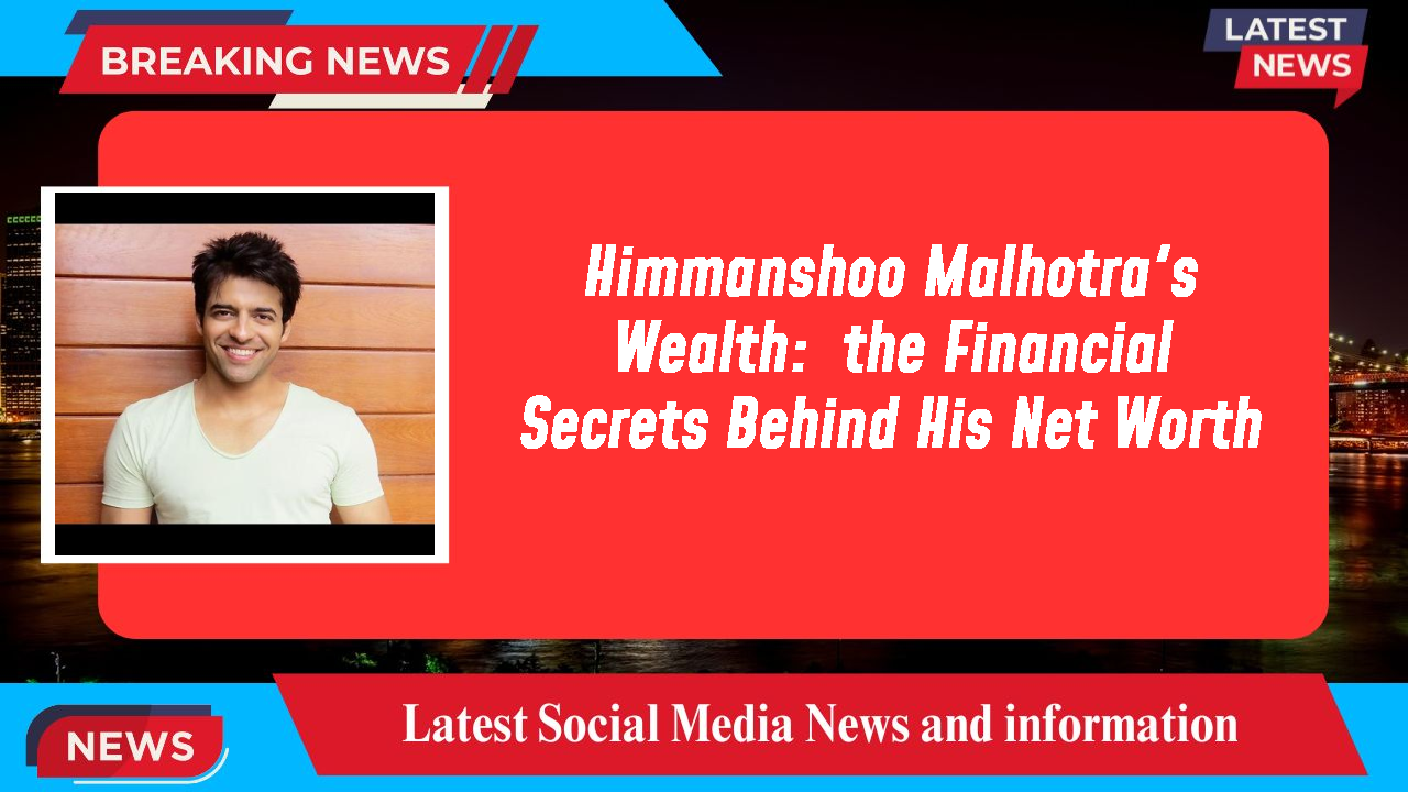 Himmanshoo Malhotra's Wealth:  the Financial Secrets Behind His Net Worth