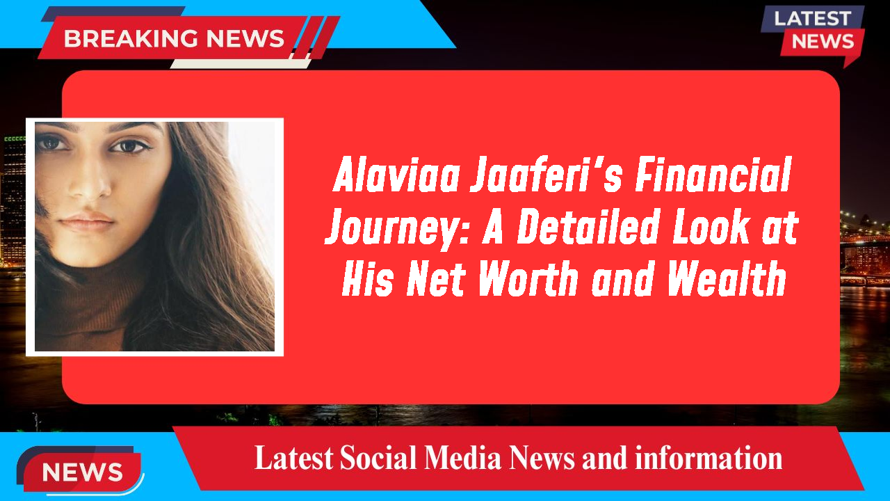 Alaviaa Jaaferi's Financial Journey: A Detailed Look at His Net Worth and Wealth