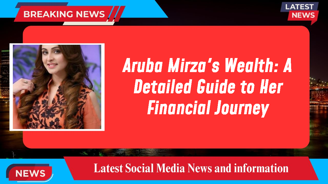 Aruba Mirza's Wealth: A Detailed Guide to Her Financial Journey