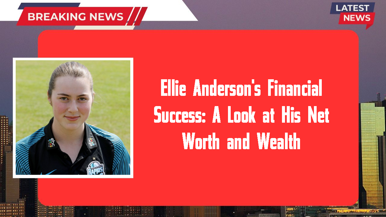 Ellie Anderson's Financial Success: A Look at His Net Worth and Wealth