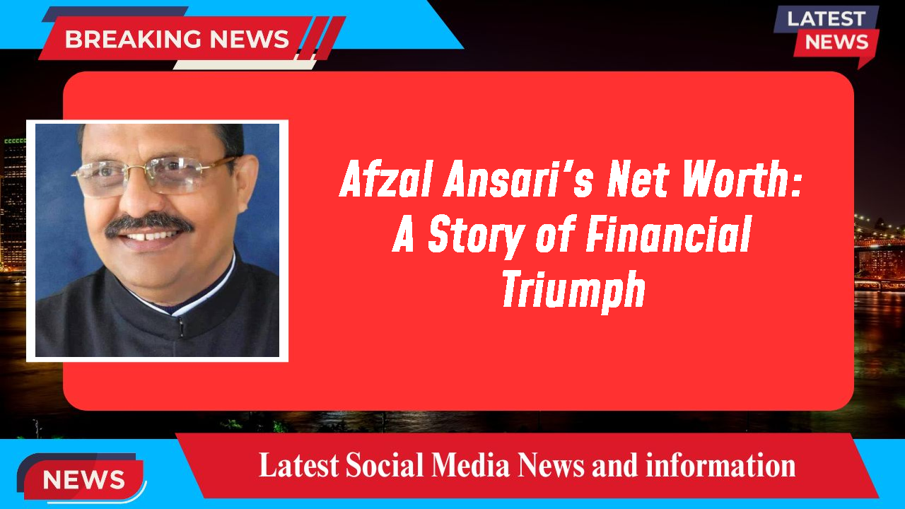 Afzal Ansari networth