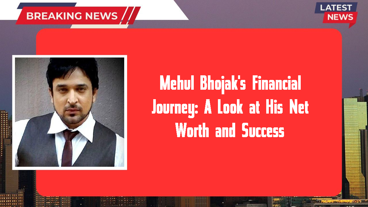 Mehul Bhojak networth