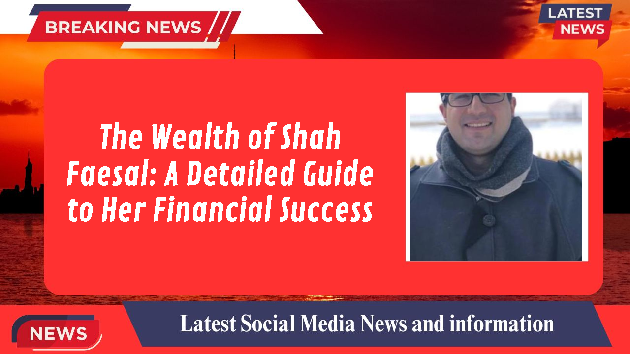 Shah Faesal networth