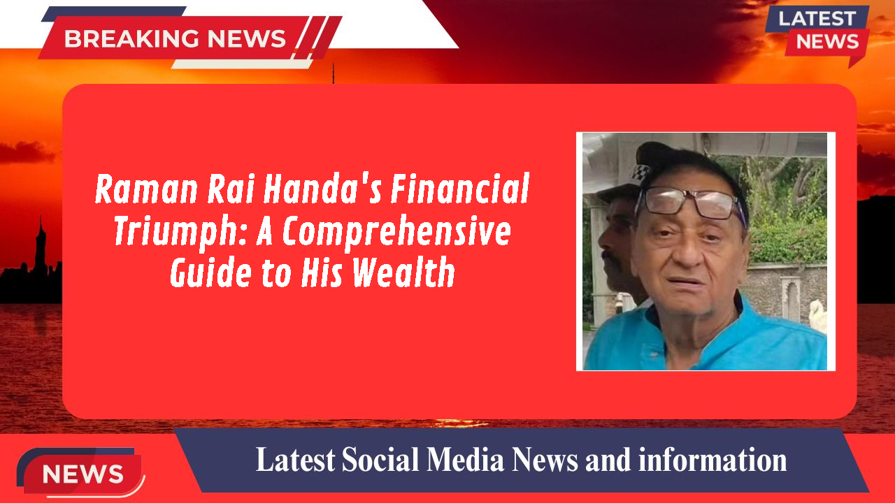 Raman Rai Handa networth