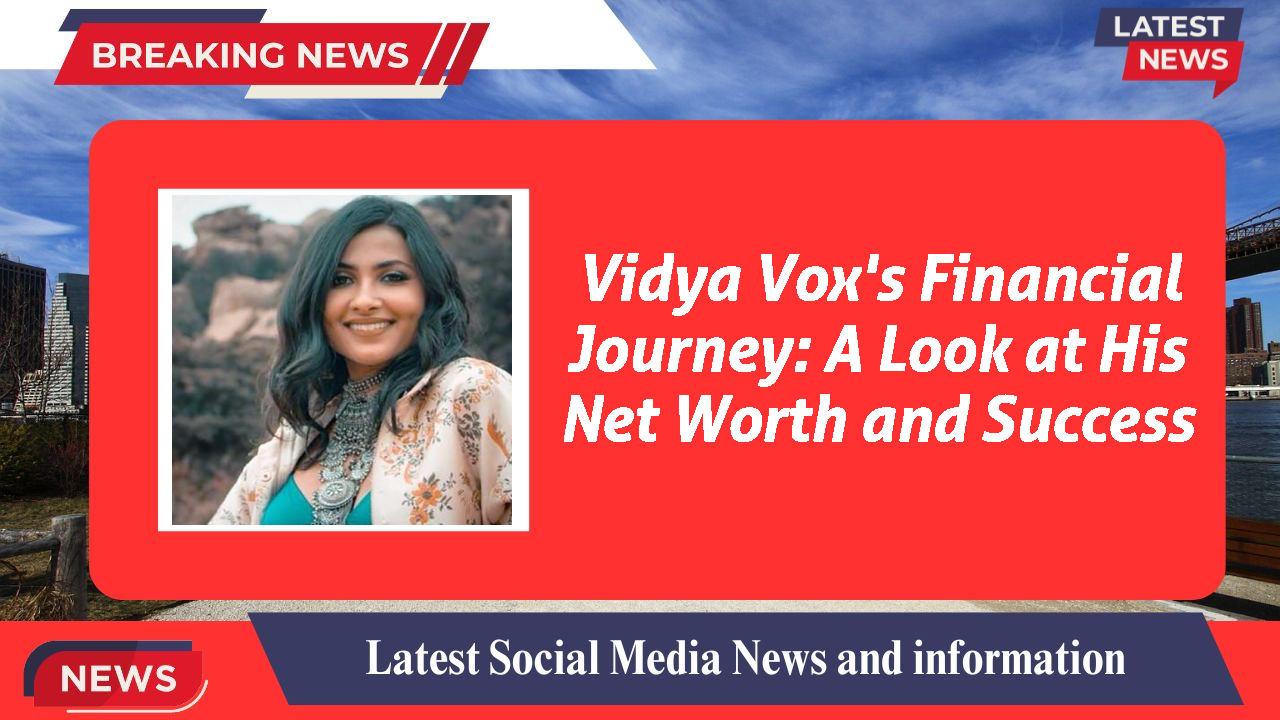 Vidya Vox networth