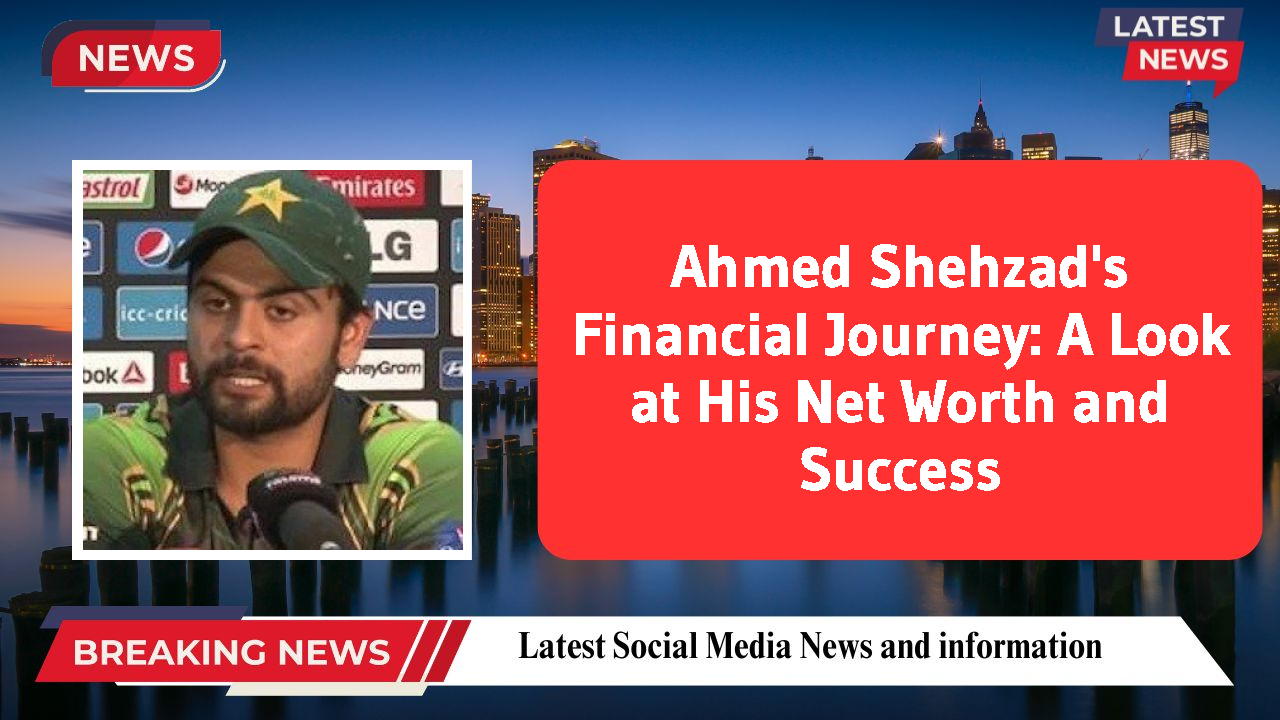 Ahmed Shehzad networth