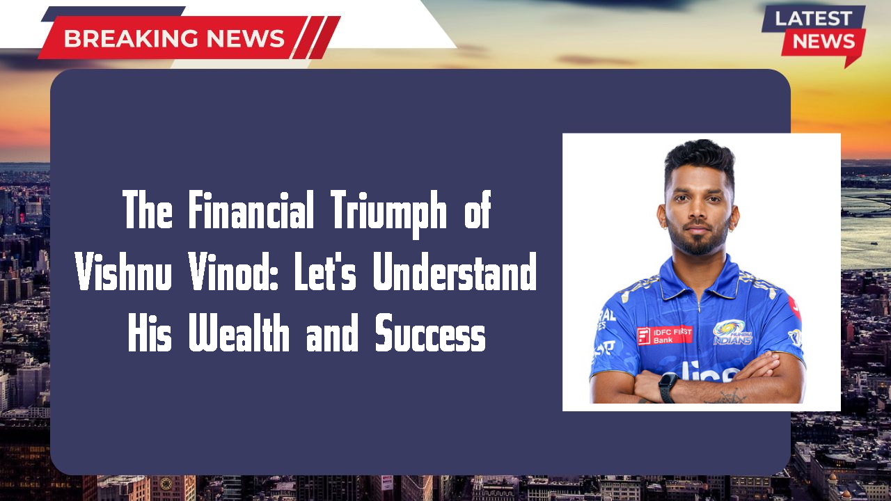 Vishnu Vinod networth